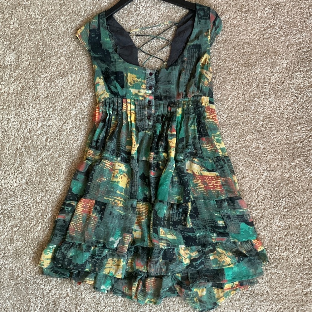 Printed Mini Dress
